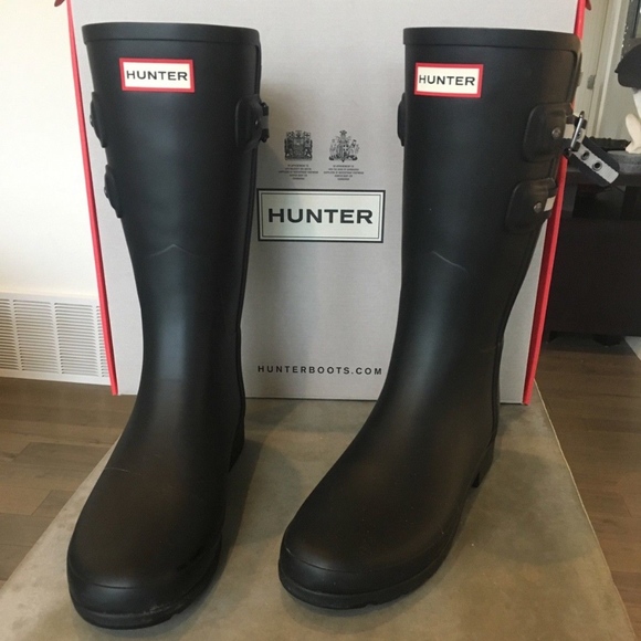 hunter women's original refined short rain boots